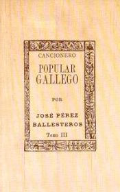 Portada de Cancionero popular gallego III