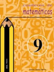 Portada de Cuaderno de matemáticas nº 9. Primaria