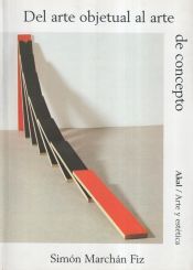 Portada de Del arte objetual al arte de concepto
