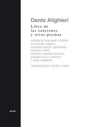 EL LIBRO DE LAS CANCIONES Y OTROS POEMAS DANTE ALIGHIERI