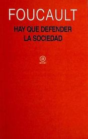 Portada de Hay que defender la sociedad