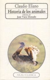 Portada de Historia de los animales