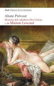 Portada de Historia del caballero Des Grieux y de Manon Lescaut