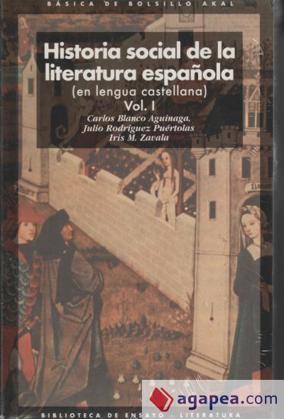 Historia social de la literatura española (2 volúmenes)