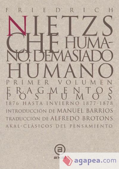 Humano, demasiado humano (2 volúmenes)