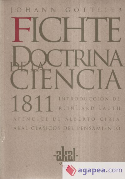 La doctrina de la ciencia 1811