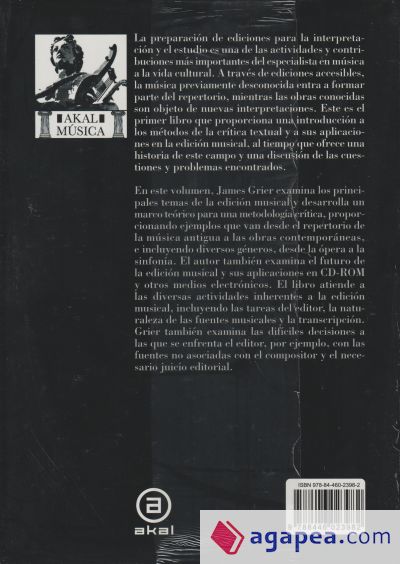 La edición crítica de la música