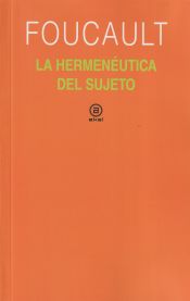 Portada de La hermenéutica del sujeto