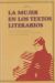 Portada de La mujer en los textos literarios, de Luis de León