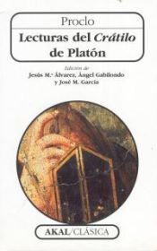 Portada de Lecturas del Crátilo de Platón