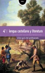Portada de Lengua Castellana y Literatura 4º ESO. Libro guía del profesorado. Contiene disquette con proyecto curricular