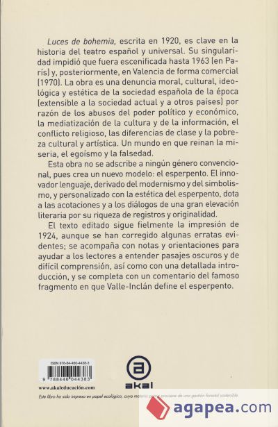 Luces de Bohemia: Esperpento