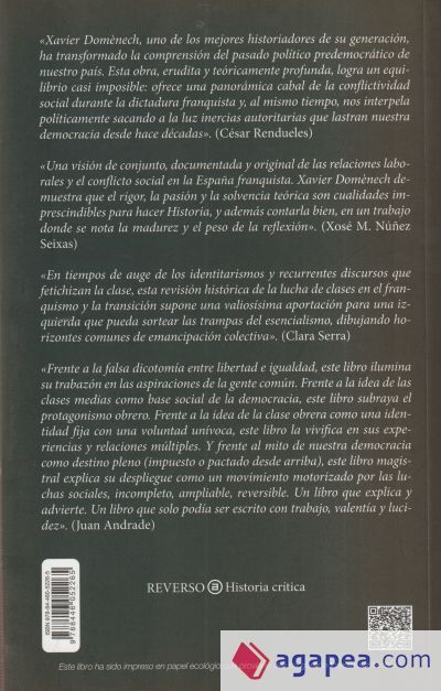 Lucha de clases, franquismo y democracia Lucha de clases, franquismo y democracia