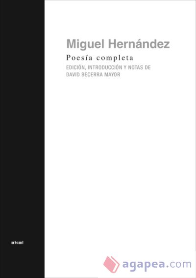 Poesía completa de Miguel Hernández
