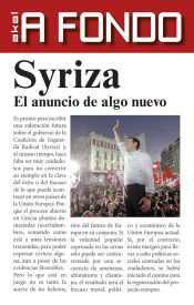 Portada de Syriza: El anuncio de algo nuevo