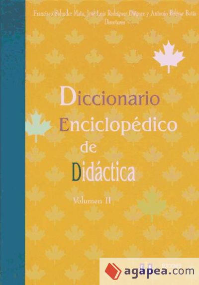 Diccionario enciclopédico de didáctica