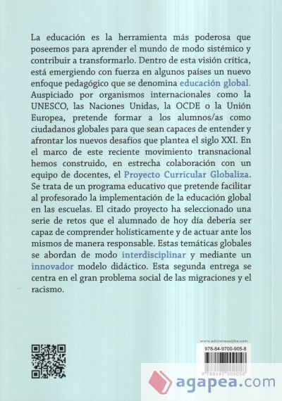 Proyecto Curricular Globaliza. Migraciones y racismo "Educación Primaria"