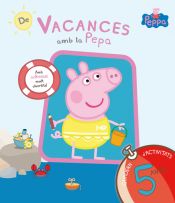 Portada de De vacances amb la Peppa: quadern d'activitats 5 anys