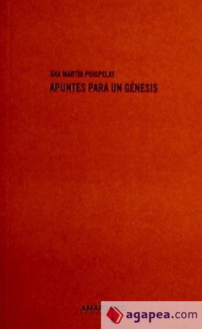 Apuntes para un génesis