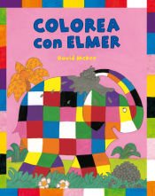 Portada de Colorea con Elmer