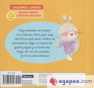 EL CONEJO NICO N2. ¡HORA DE BAÑARSE!