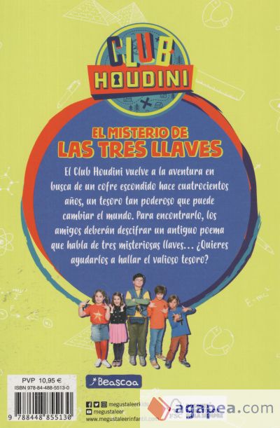 El misterio de la tres llaves (Club Houdini)