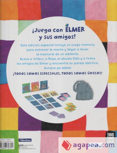 Elmer (edición especial) (Elmer. Álbum ilustrado): Contiene un juego de memoria