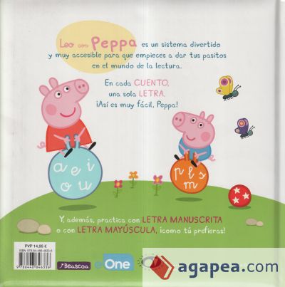 Un cuento para cada letra (a, e, i, o, u, p, m, l, s) (Leo con Peppa Pig)