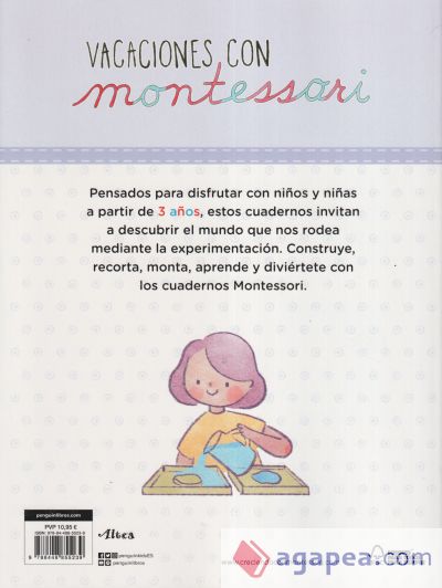 VACACIONES CON MONTESSORI - 3 AÑOS con ISBN 9788448855239