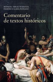 Portada de Comentario de textos históricos