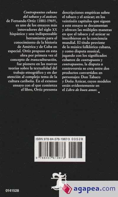 Contrapunteo cubano del tabaco y el azúcar