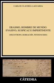 Portada de Erasmo, hombre de mundo: evasivo, suspicaz e impertinente