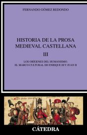 Portada de Historia de la prosa medieval castellana, III