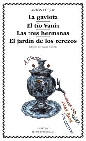 Portada de La gaviota; El tío Vania; Las tres hermanas; El jardín de los cerezos