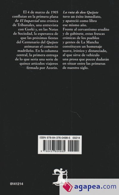La ruta de don Quijote La ruta de don Quijote