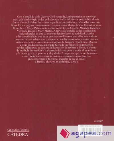 Las artistas del exilio republicano español: El refugio latinoamericano