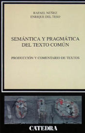 Portada de Semántica y pragmática del texto común