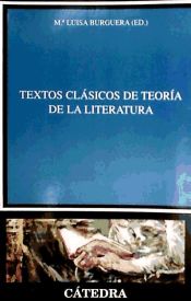 Portada de Textos clásicos de teoría de la literatura