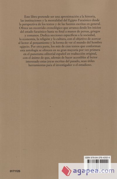 Textos para la Historia Antigua de Egipto