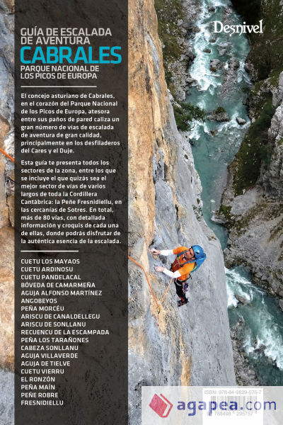 Cabrales, guía de escalada de aventura: Desfiladeros del Cares y Duje