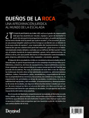 Portada de Dueños de la roca : una aproximación jurídica al mundo de la escalada