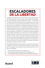 Portada de Escaladores de la libertad