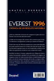 Portada de Everest 1996: crónica de un rescate imposible