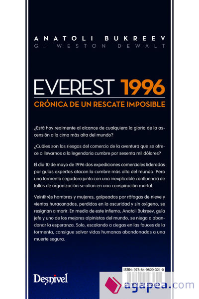 Everest 1996: crónica de un rescate imposible