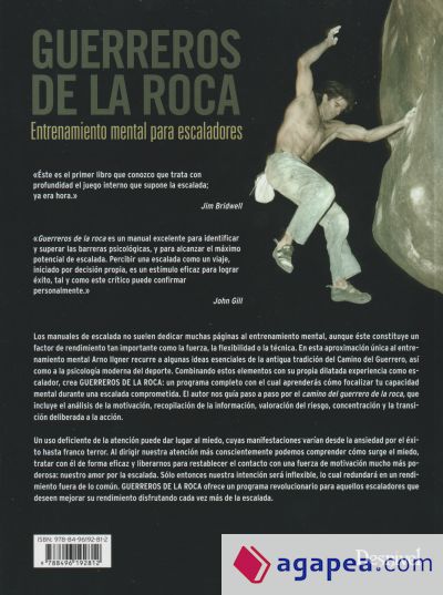 Guerreros de la roca : entrenamiento mental para escaladores