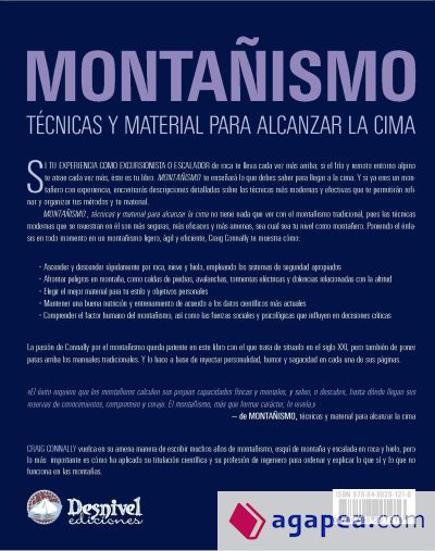 Montañismo. Técnicas y material para alcanzar la cima