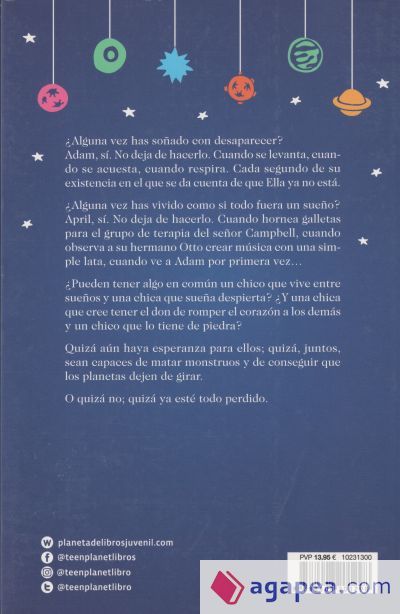 April, Adam y la trayectoria de los planetas