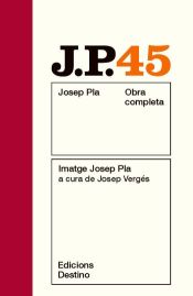 Portada de Imatge Josep Pla