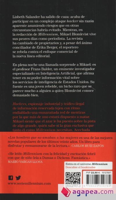 Millennium 4. Lo que no te mata te hace m&aacute;s fuerte