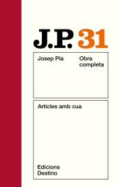 Portada de O.C.J.PLA 31 ARTICLES AMB CUA